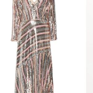 Rixo Sequin Party Dress